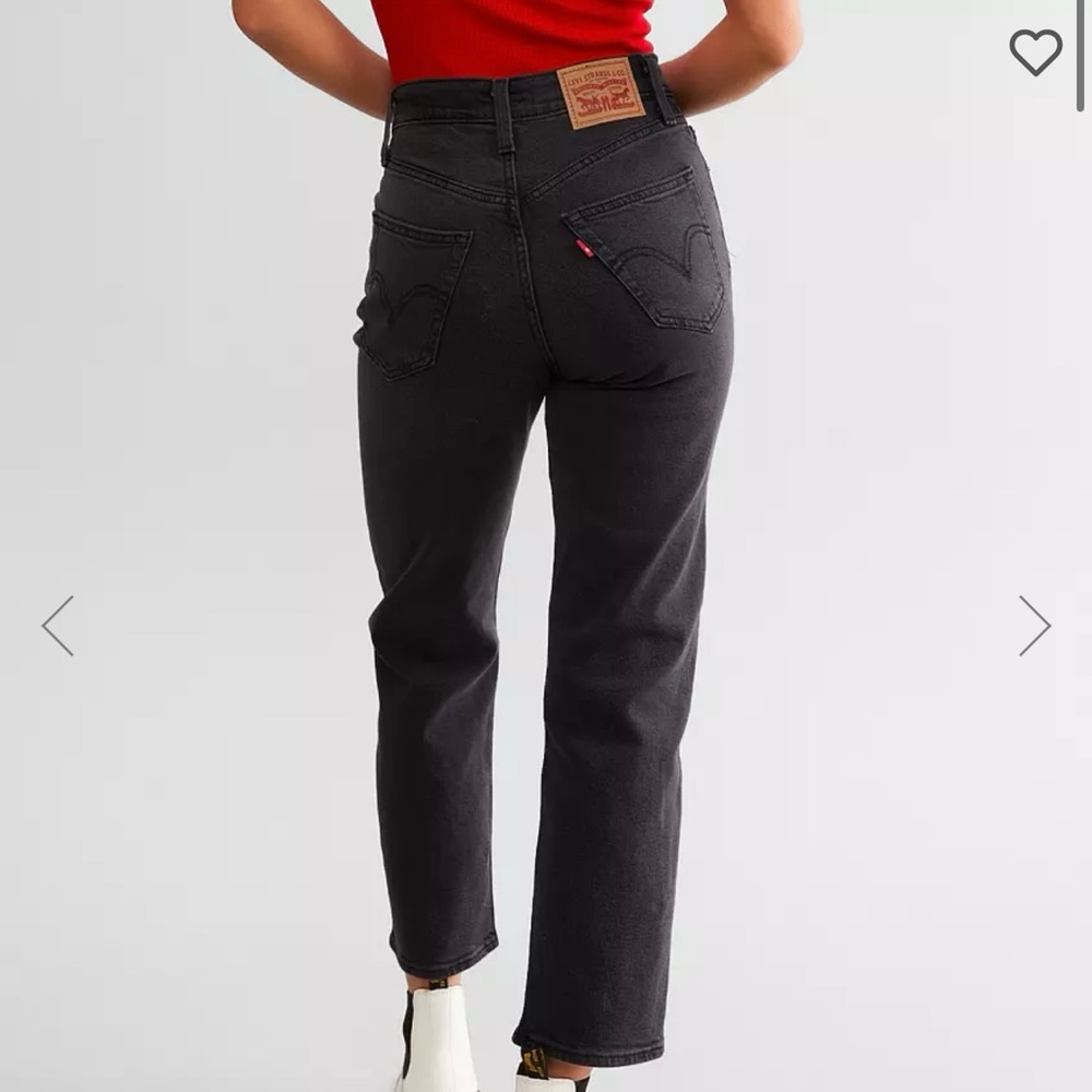 Black ribcage Levi’s